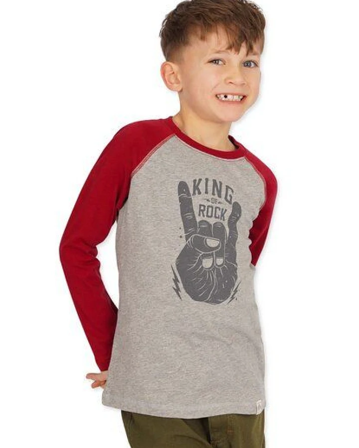 Band of Rascals King of Rock Raglan Longsleeve