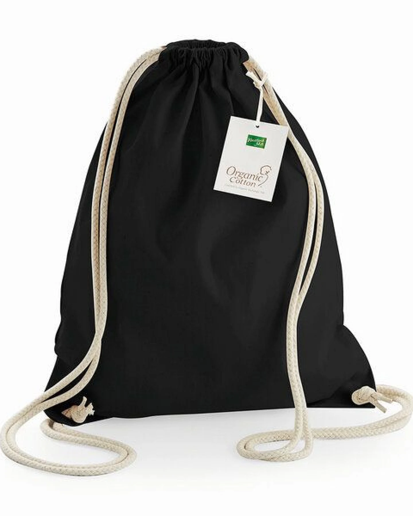 Sportbeutel Rucksack Sporttasche Westford Mill EarthAware Gymbag Bio Baumwolle – Ansicht 2