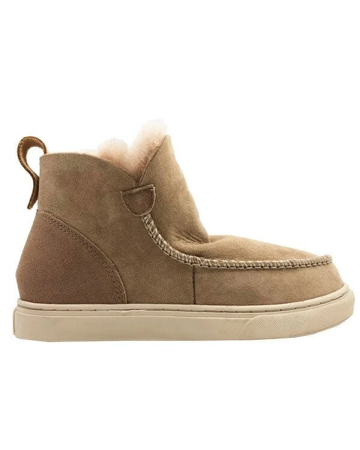 Stiefel aus Lammfell "nat-2 Sneep" camel