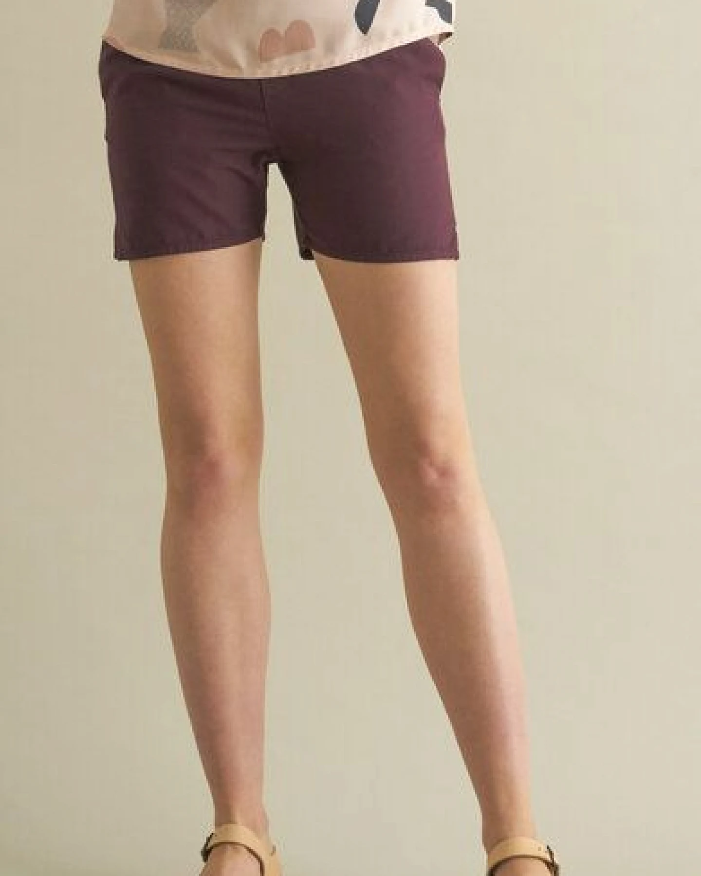 CUS Weinrote Shorts - JULIA oc-light – Ansicht 3