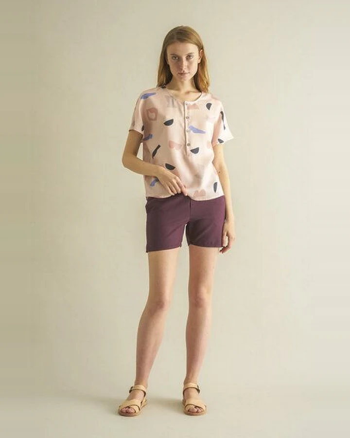 CUS Weinrote Shorts - JULIA oc-light