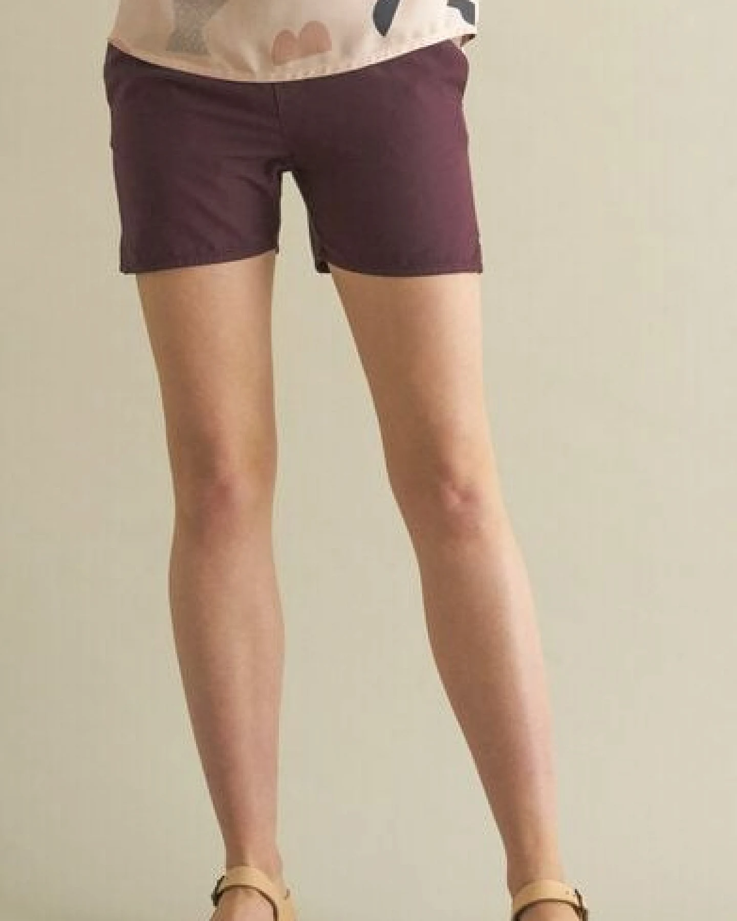 CUS Weinrote Shorts - JULIA oc-light – Ansicht 3