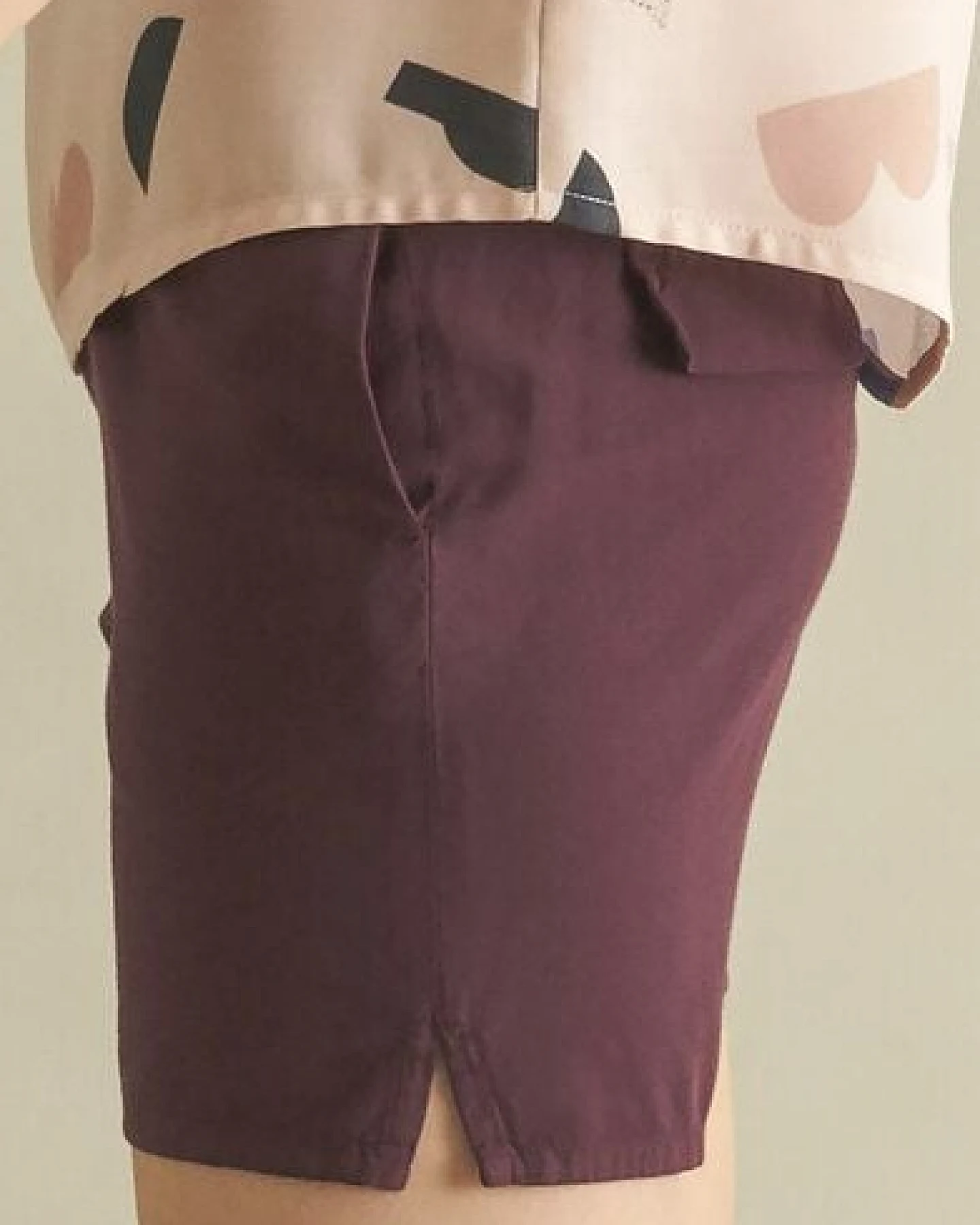 CUS Weinrote Shorts - JULIA oc-light – Ansicht 4