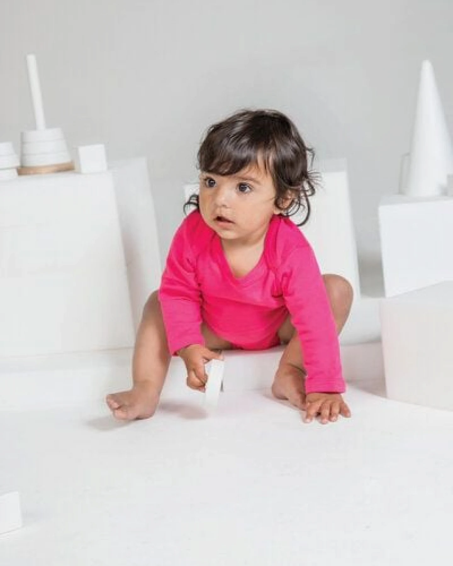 Babybugz Baby Kimono Wickelbody Strampler Langarm – Ansicht 2