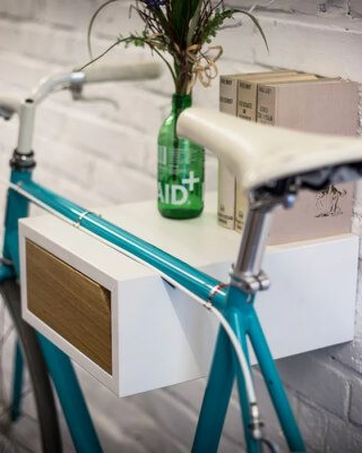 Bicycledudes Fahrrad Wandhalterung "FRITZ" aus nachhaltigem Holz