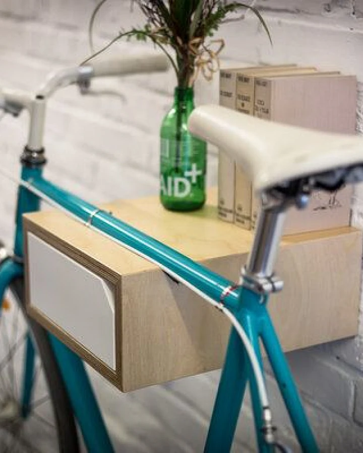 Bicycledudes Fahrrad Wandhalterung "JAKOB" aus nachhaltigem Holz