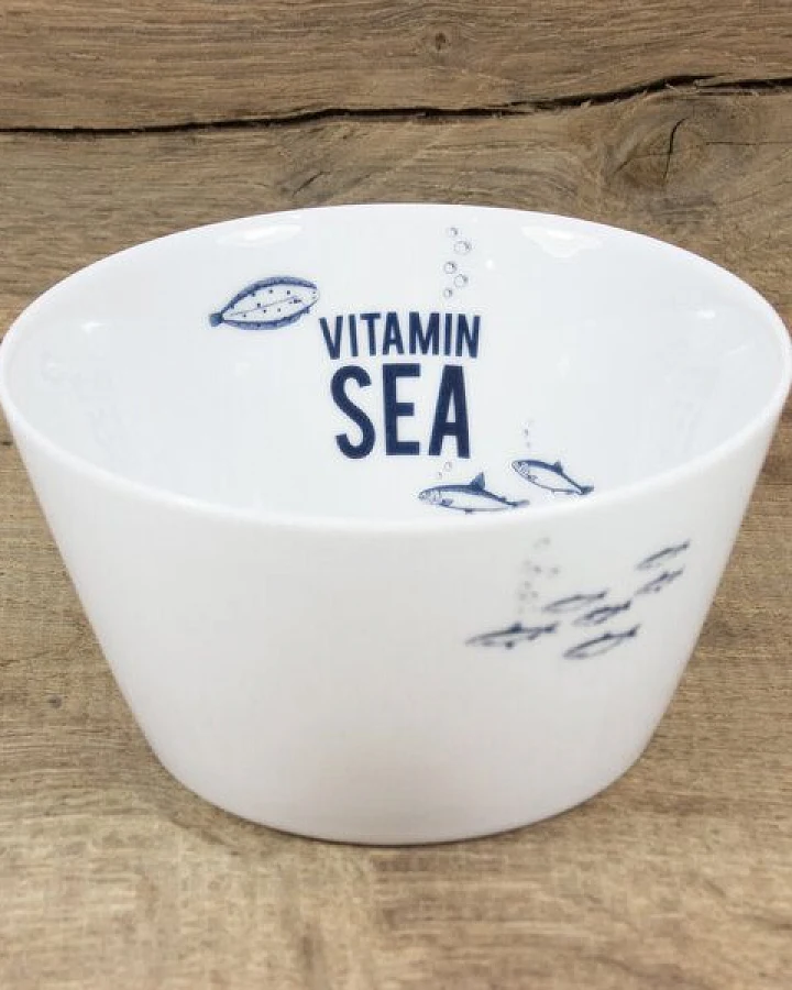 Bow & Hummingbird Porzellanschale Vitamin Sea