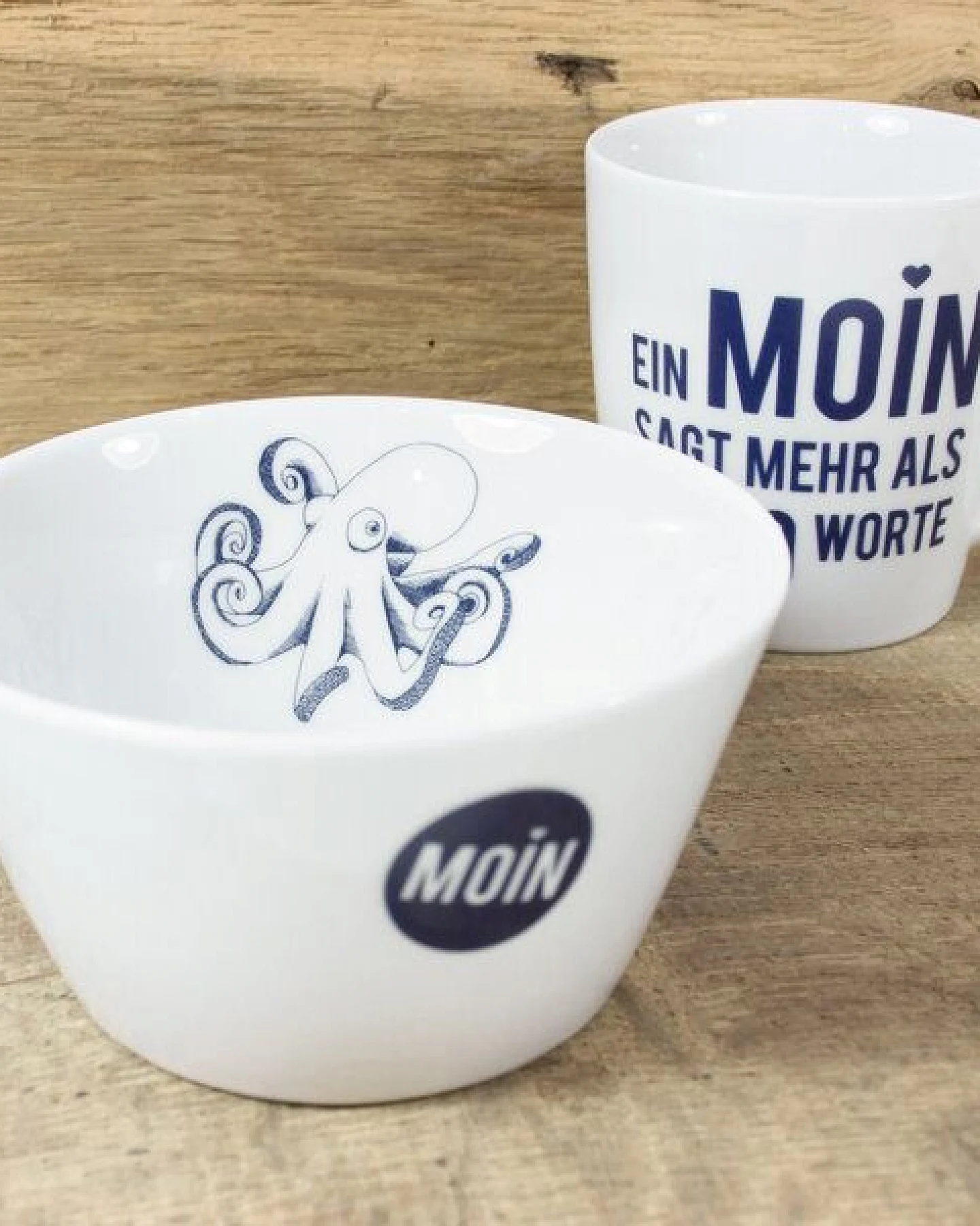 Bow & Hummingbird Porzellanschale Tintenfisch – Ansicht 4
