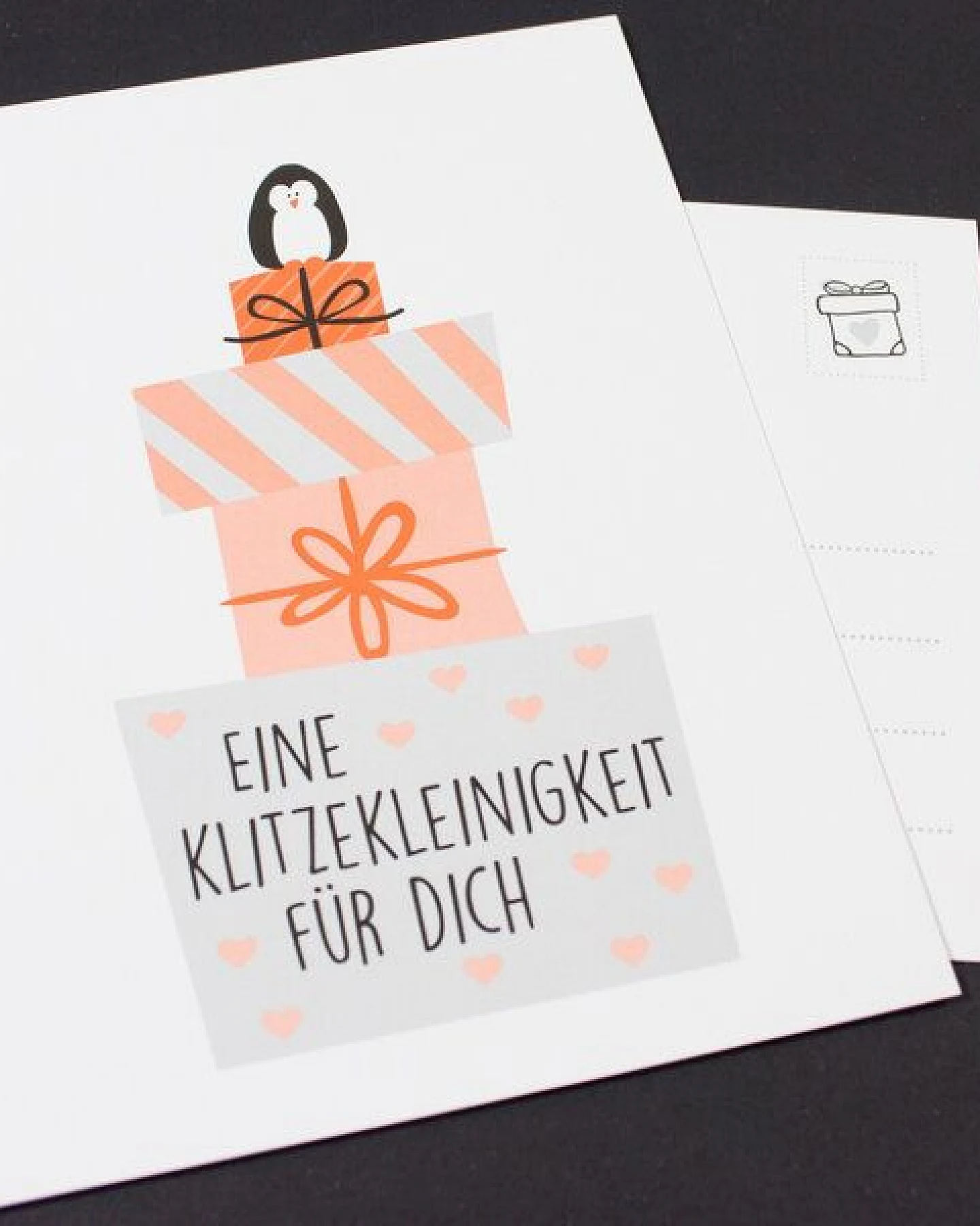 Bow & Hummingbird Postkarte "Eine Klitzekleinigkeit" – Ansicht 2