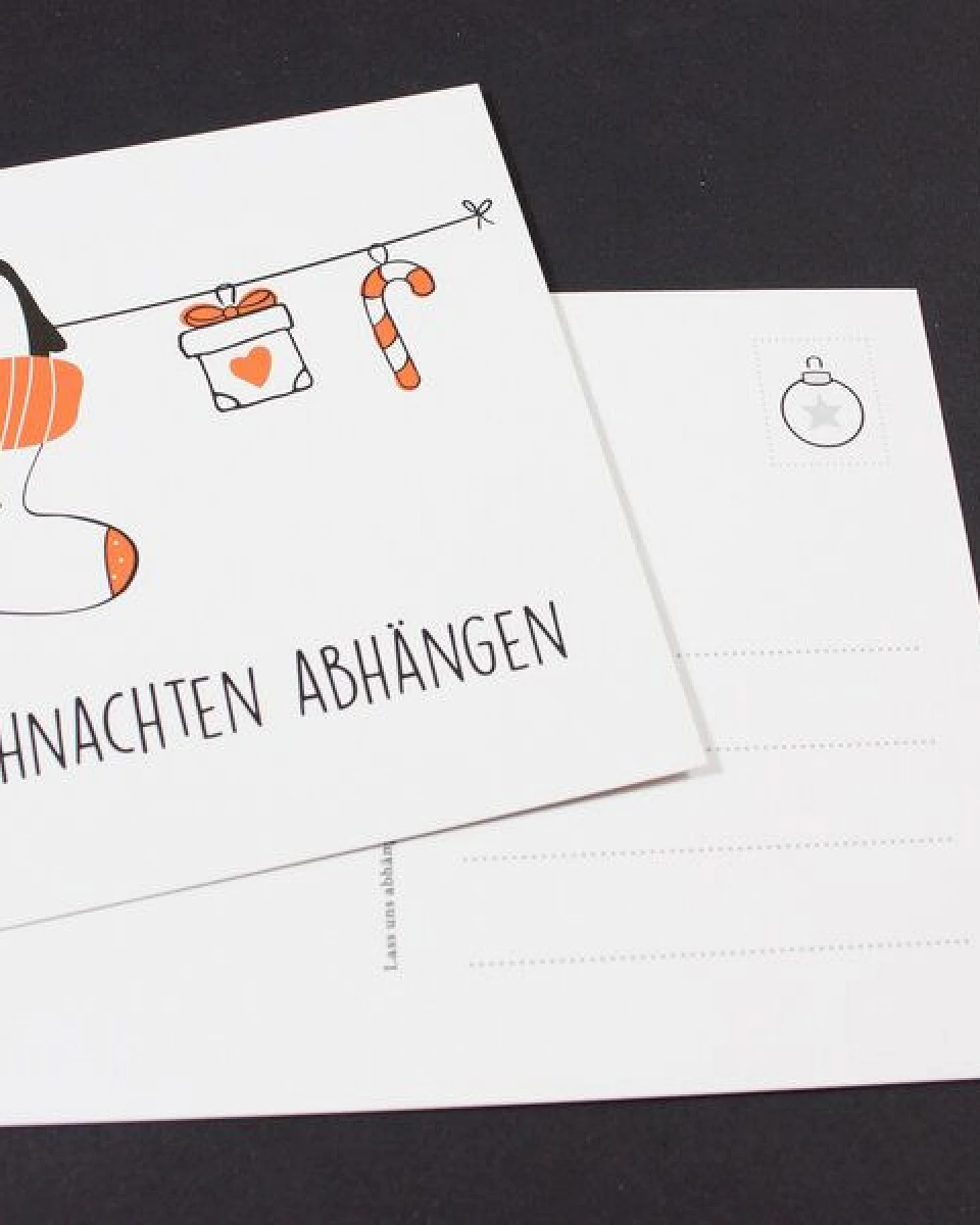 Bow & Hummingbird Postkarte "Lass uns abhängen" – Ansicht 2