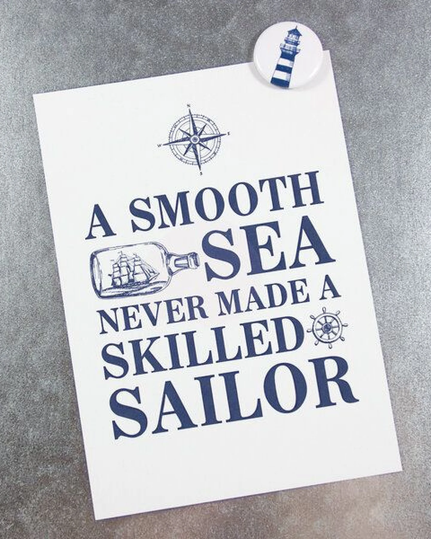 Bow & Hummingbird Postkarte "A smooth sea" – Ansicht 2