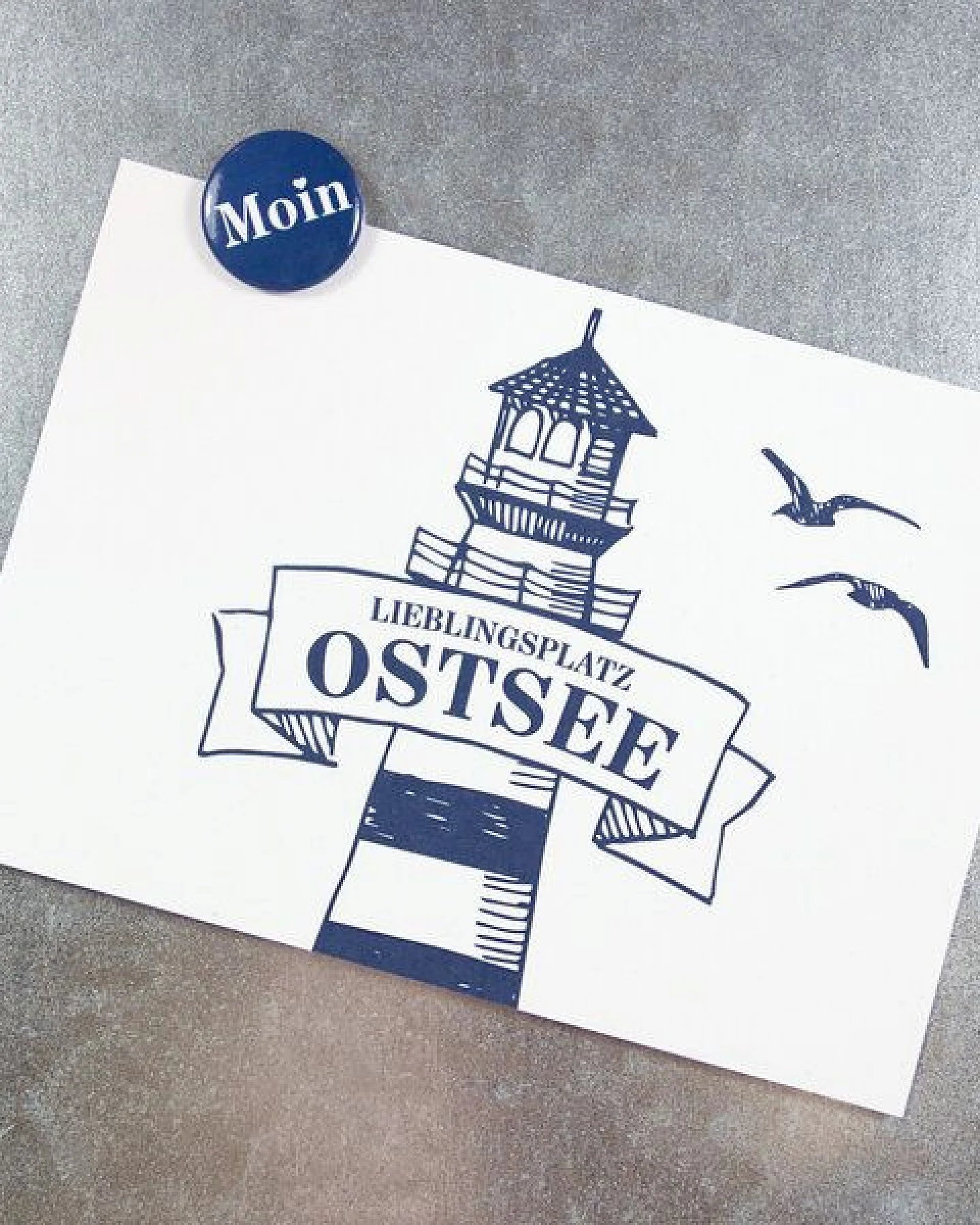 Bow & Hummingbird Postkarte Ostsee – Ansicht 2