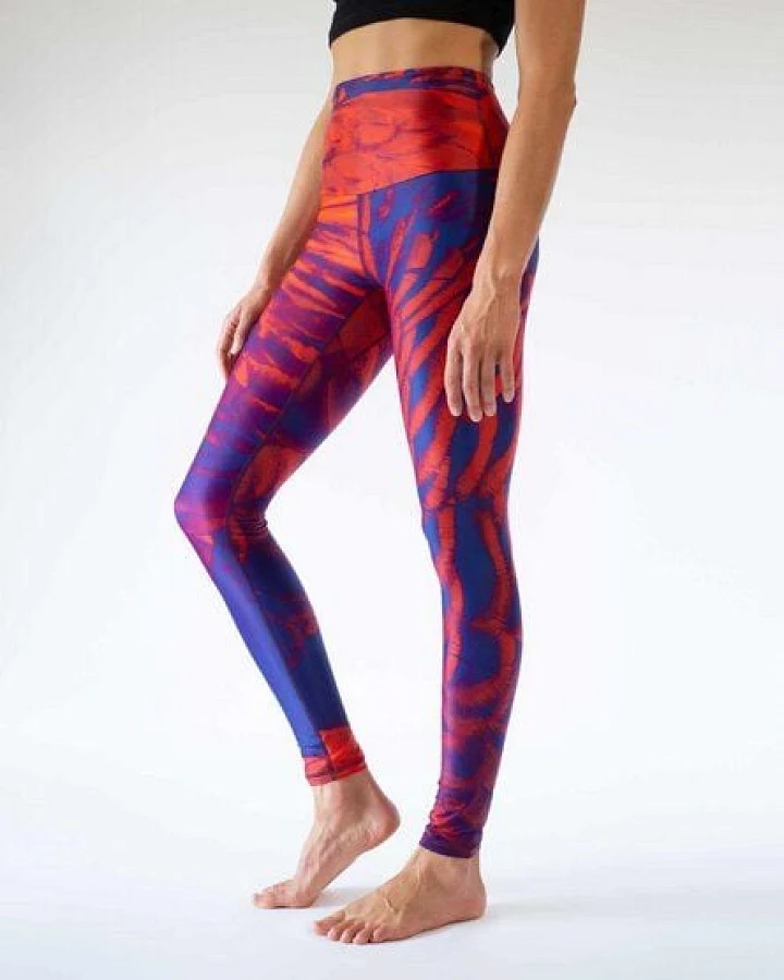 Arctic Flamingo Yoga-Leggings PURPLE BIRD
