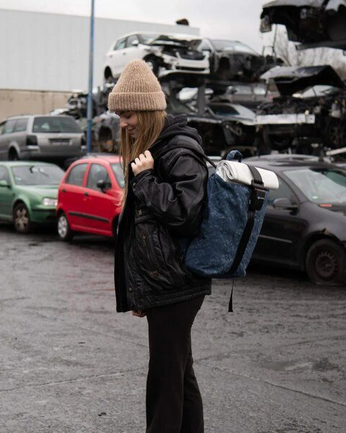 Airpaq Rucksack aus Autoschrott – Ansicht 3
