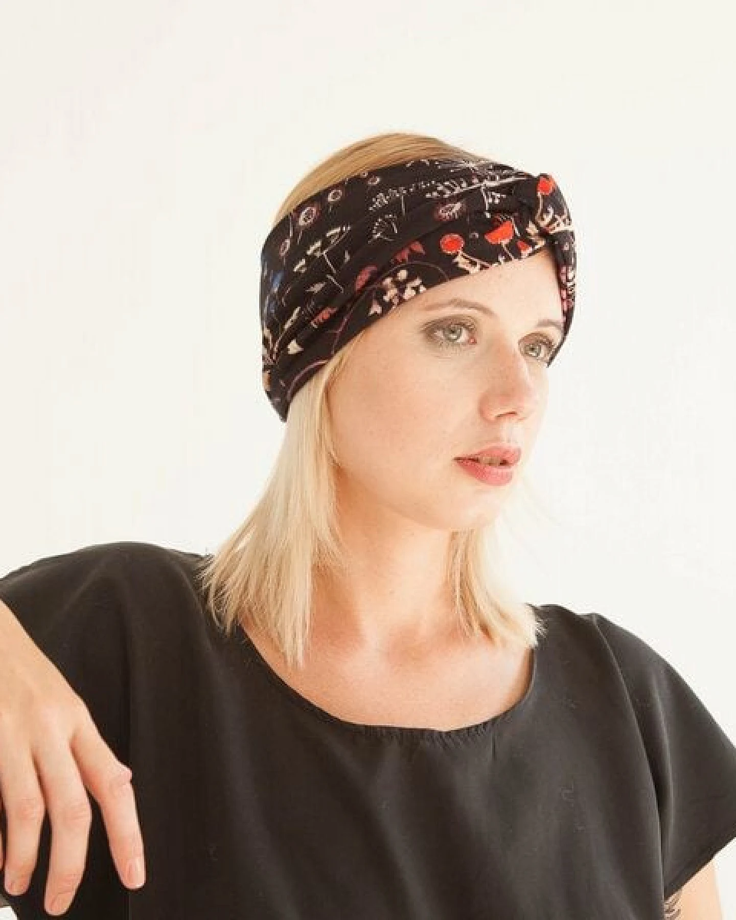 WiDDA berlin Stirnband "Pusteblume" mit floralem Muster – Ansicht 4