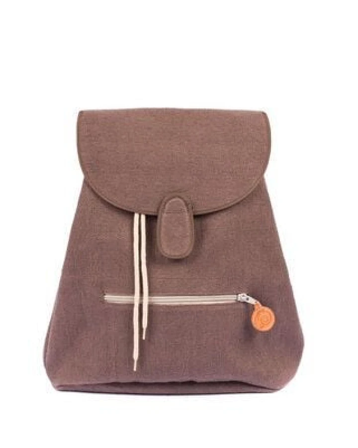 Risorse Future Hanf-Rucksack Haselnussbraun