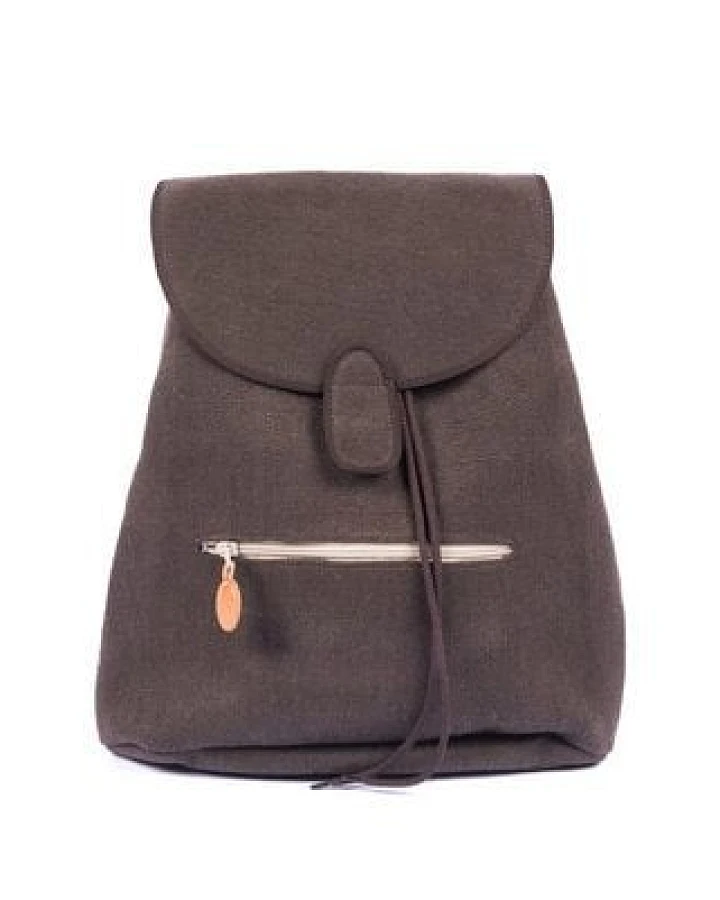 Risorse Future Hanf-Rucksack Dunkelbraun