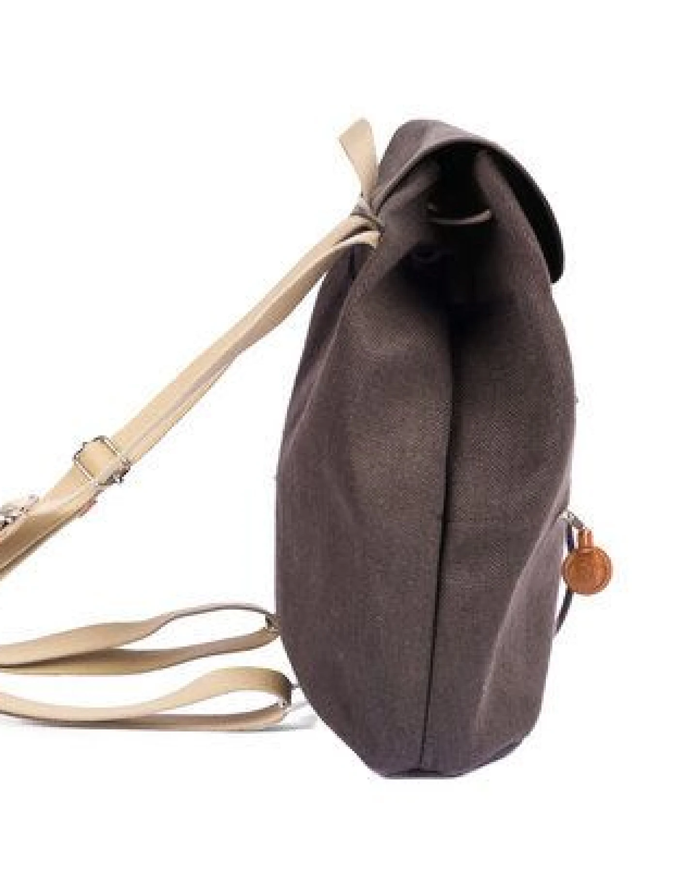 Risorse Future Hanf-Rucksack Dunkelbraun – Ansicht 2