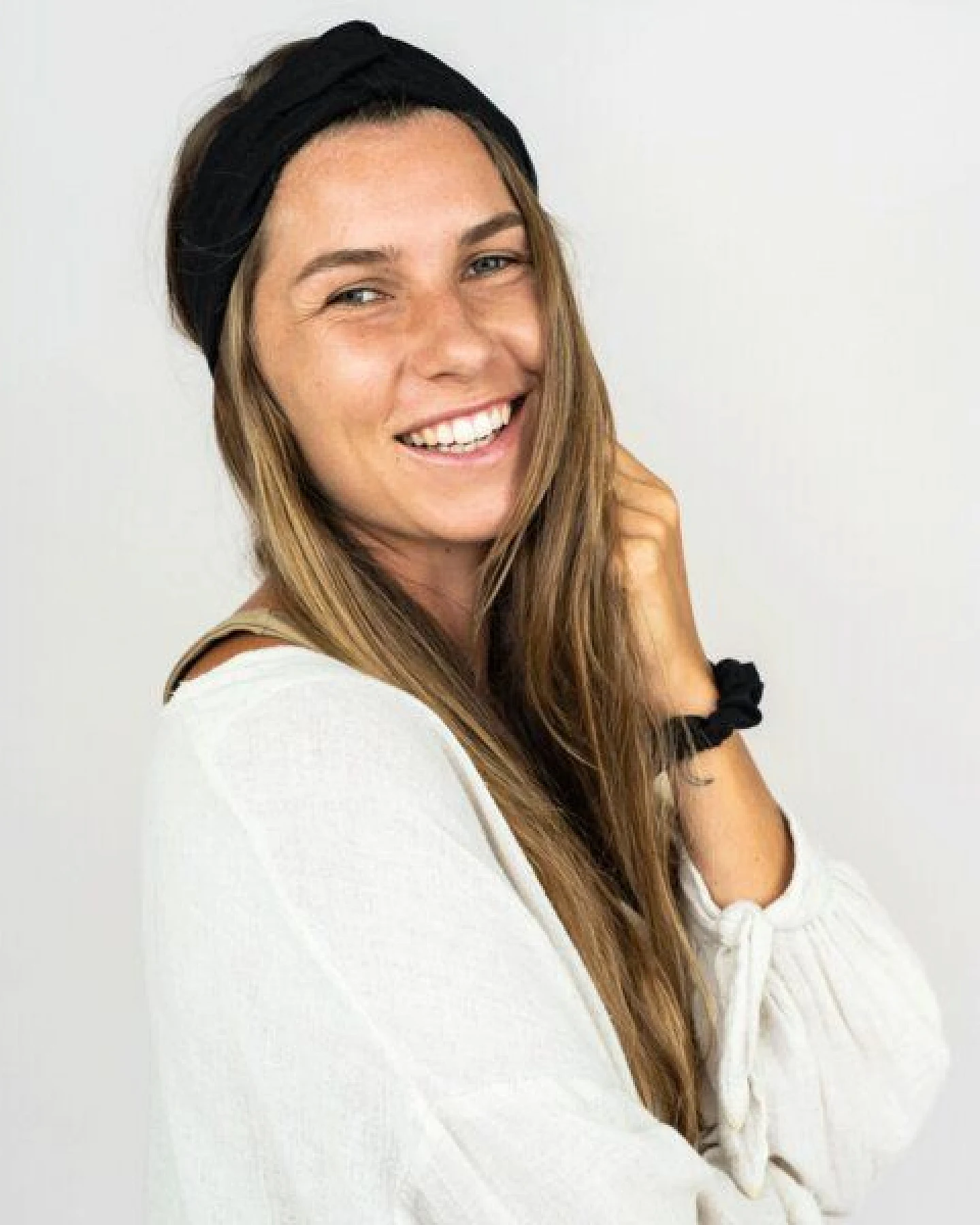 obumi Haargummi - Scrunchie aus Leinen in vielen Farben – Ansicht 3