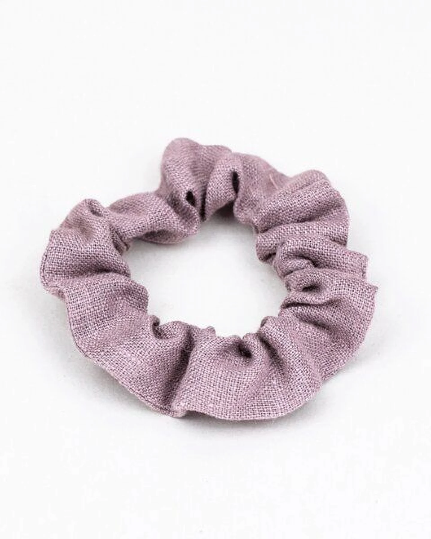 obumi Haargummi - Scrunchie aus Leinen in vielen Farben – Ansicht 2