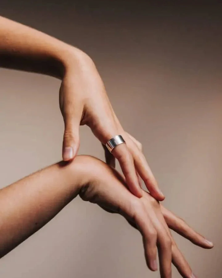 Jyoti Fair Works Damen vegan Ring Mota Silber