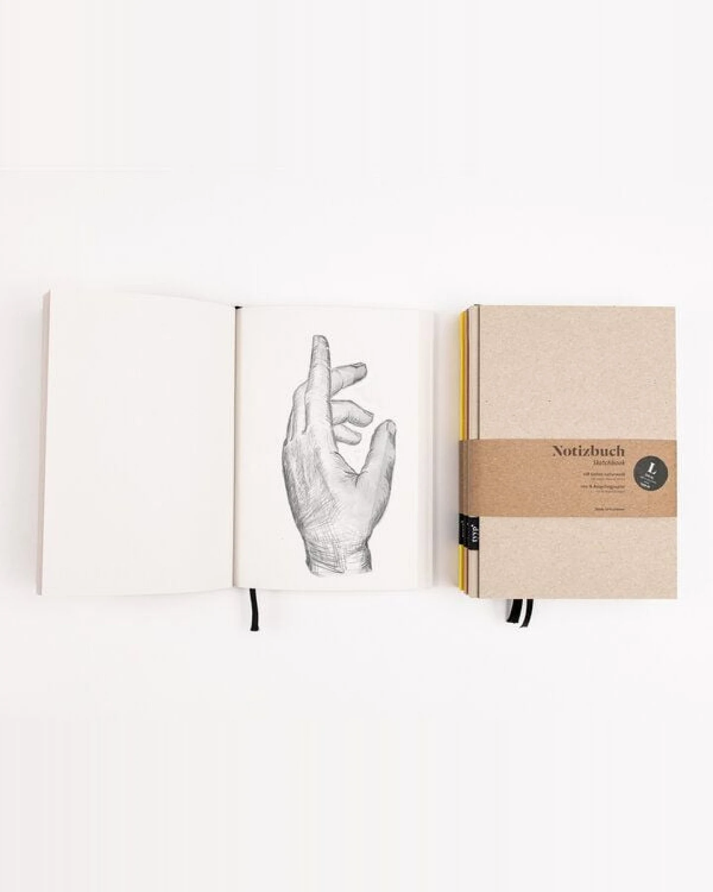 tyyp Notizbuch A5 – 100% Recyclingpapier – handmade in Germany – BerlinBook – Ansicht 2