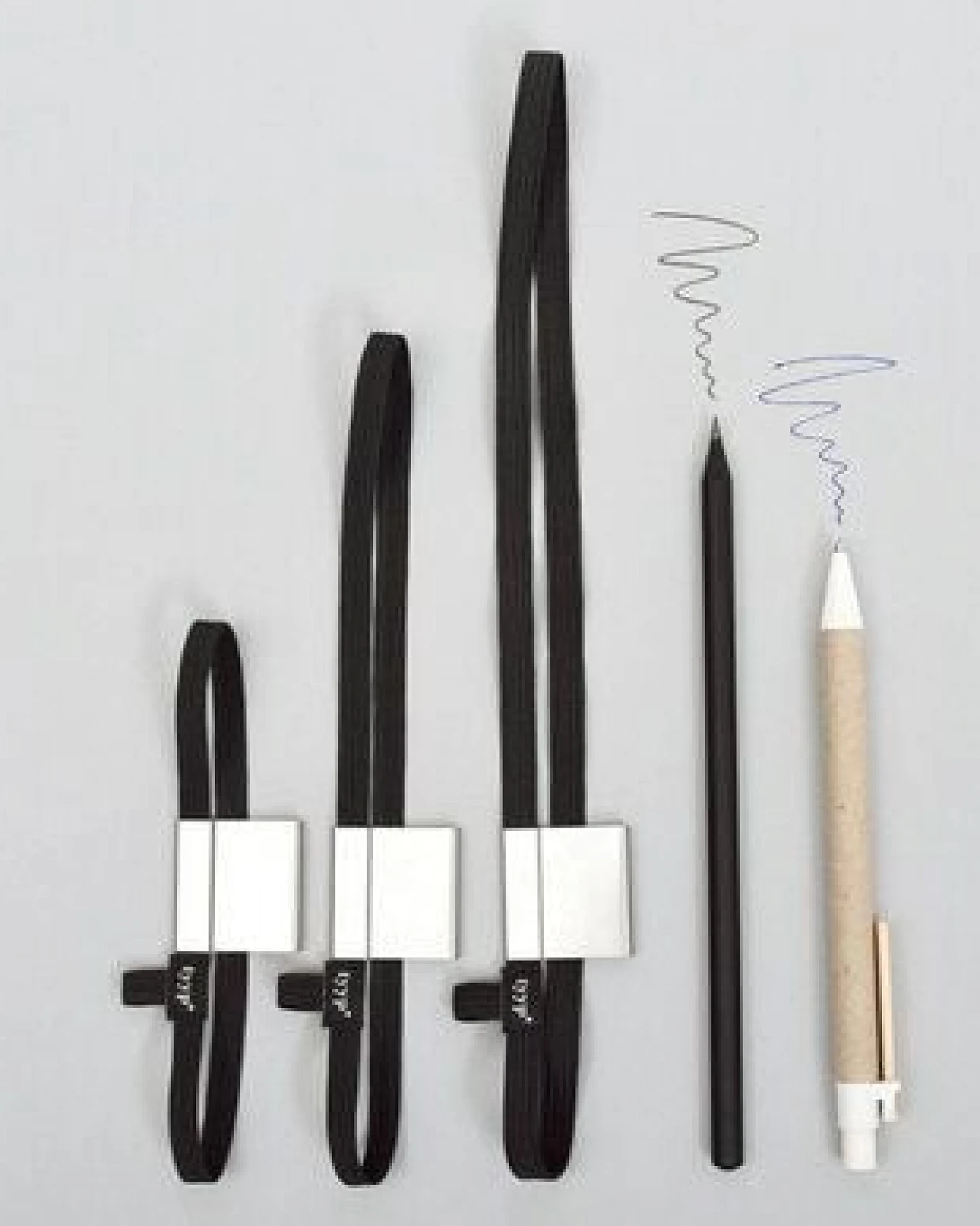 tyyp Stifthalter & Gummiband (Stiftschlaufe pen loop) - Schwarz – Ansicht 3