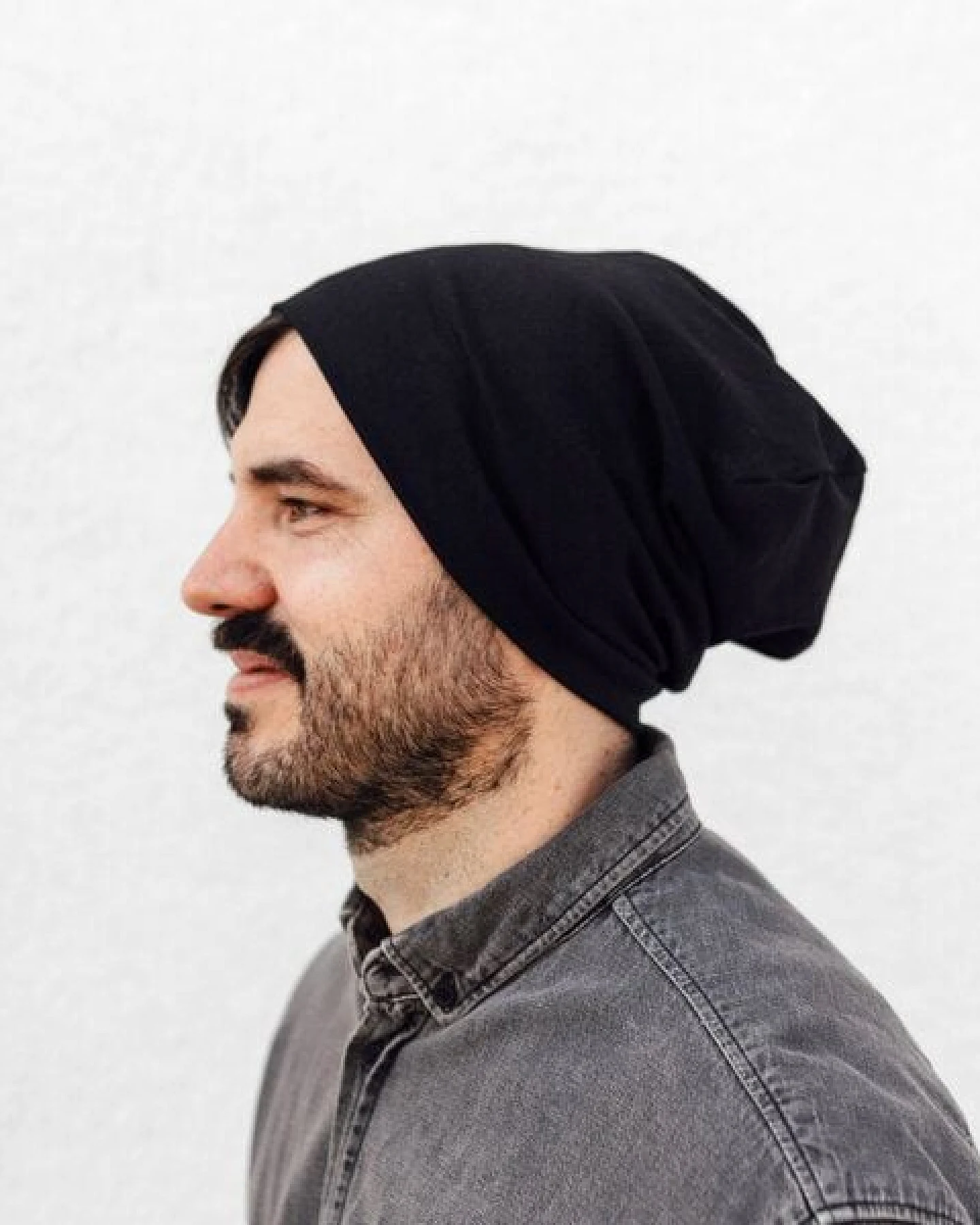 Liebe Deinen Planeten Bio Beanie in 3 Größen Herren & Damen in vielen Farben bequeme Jersey Mütze aus Bio Baumwollmix – Ansicht 3