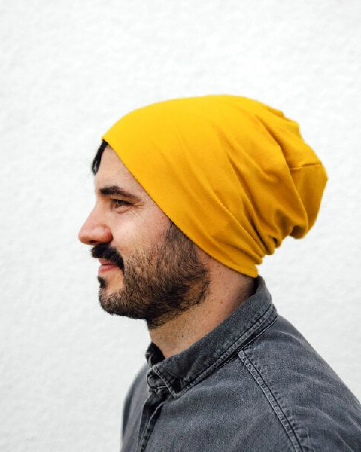 Liebe Deinen Planeten Bio Beanie in 3 Größen Herren & Damen in vielen Farben bequeme Jersey Mütze aus Bio Baumwollmix – Ansicht 2