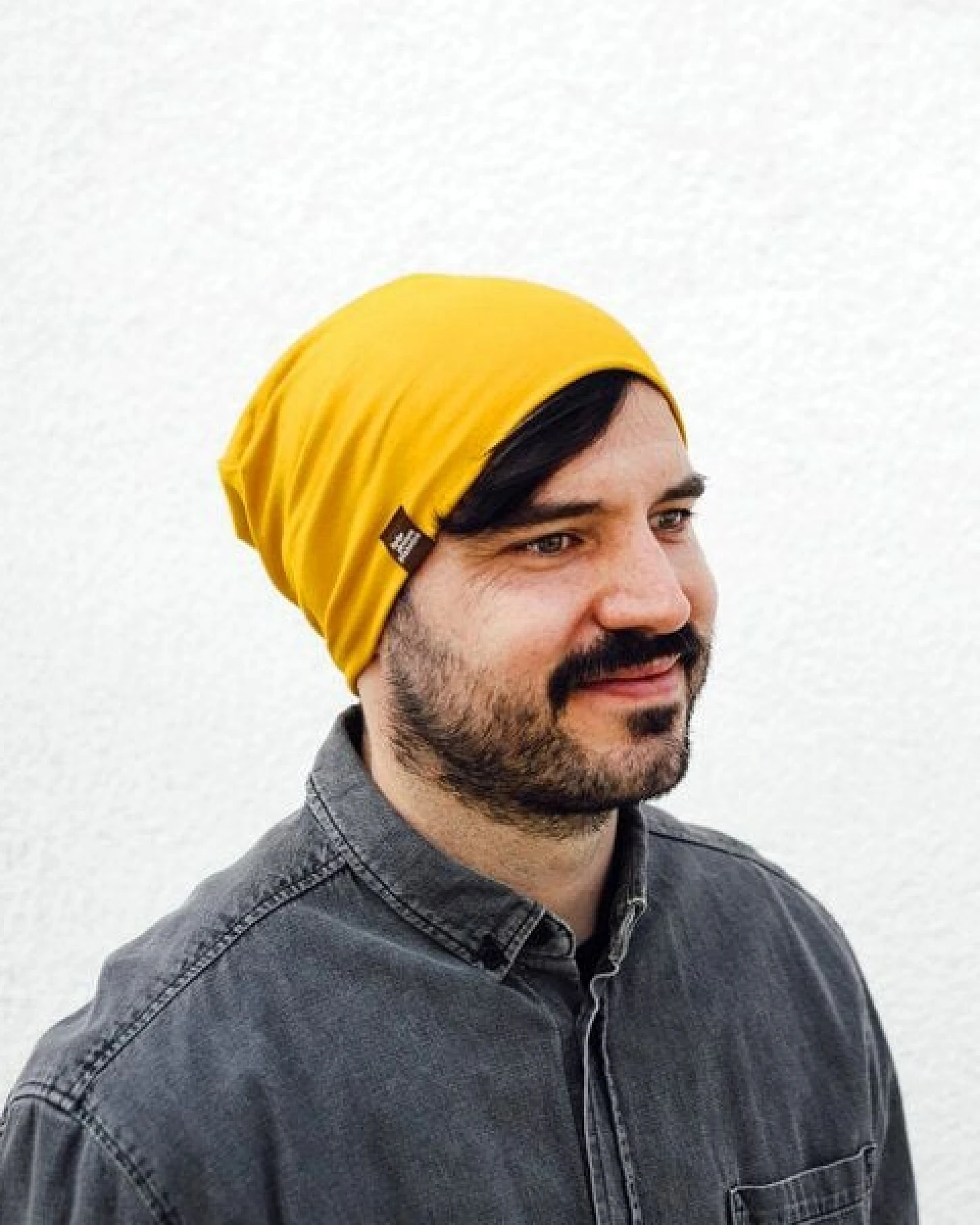 Liebe Deinen Planeten Bio Beanie in 3 Größen Herren & Damen in vielen Farben bequeme Jersey Mütze aus Bio Baumwollmix – Ansicht 3