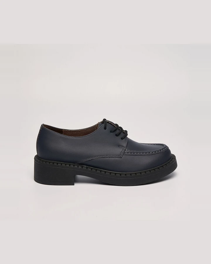 AGAZI Damen vegan Loafers Helen Marineblau