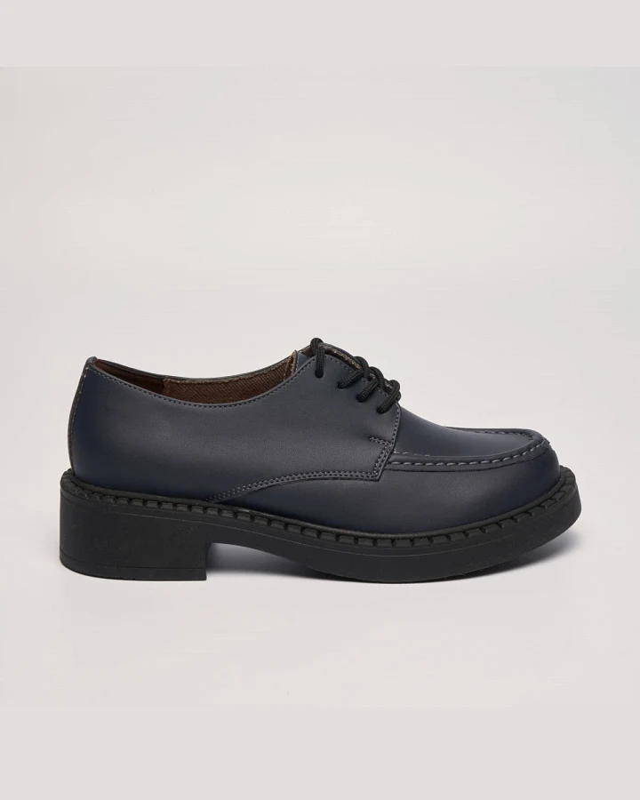 AGAZI Damen vegan Loafers Helen Marineblau