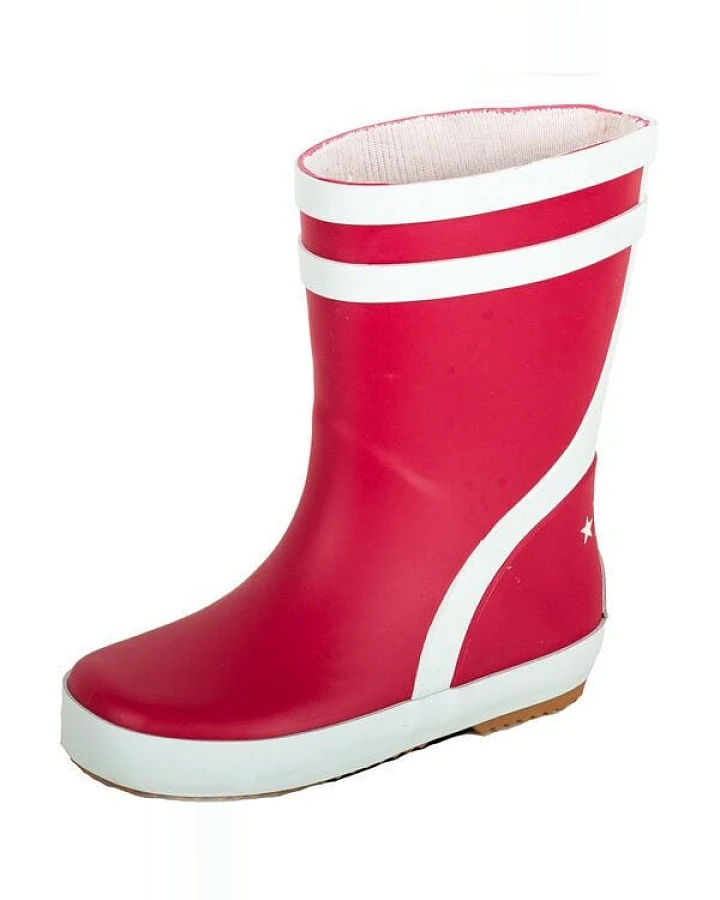 BMS Gummistiefel aus Naturkautschuk, rot