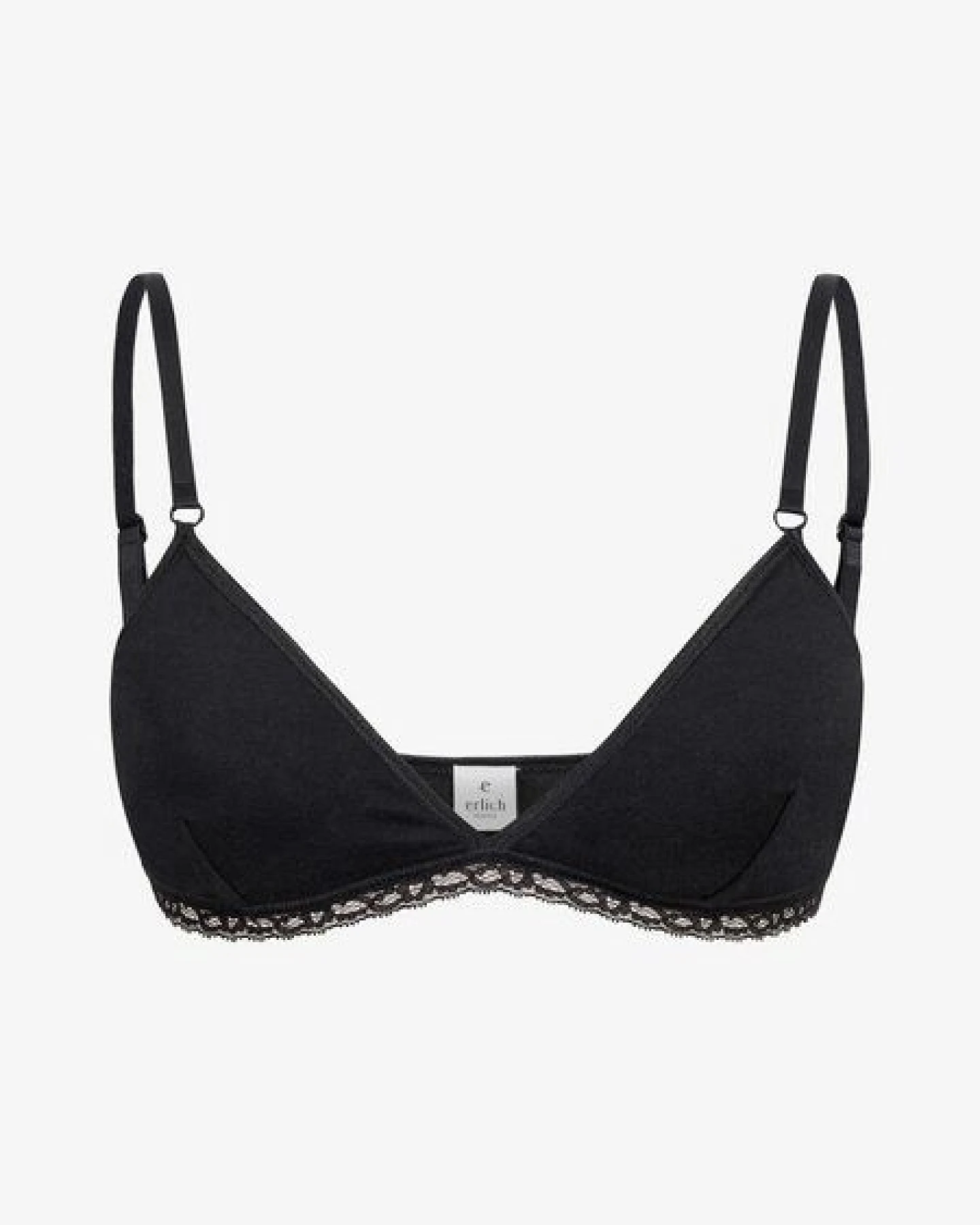 erlich textil Merle bügelloses Bustier mit Spitzenbund und weichem Modal, made in Europe – Ansicht 3