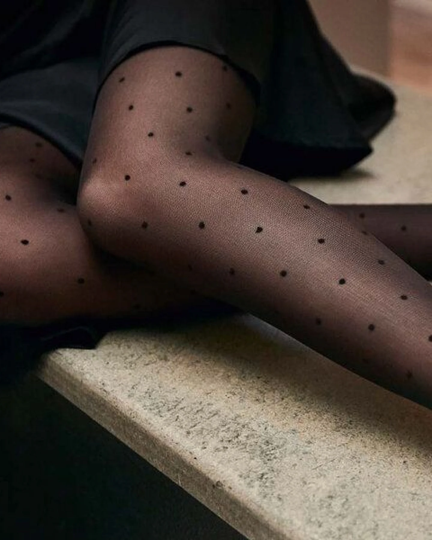 Swedish Stockings 40den Black - Strumpfhose - Doris Dots – Ansicht 2