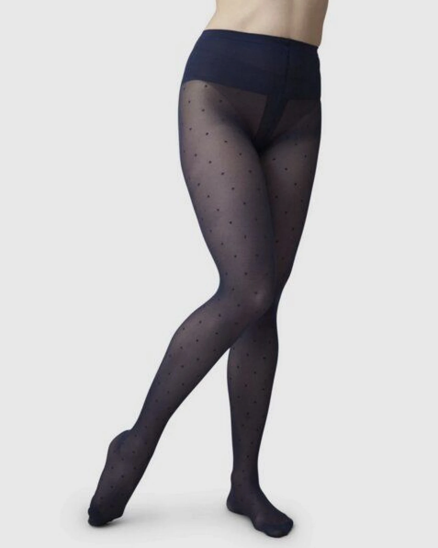 Swedish Stockings 40den Black - Strumpfhose - Doris Dots – Ansicht 2