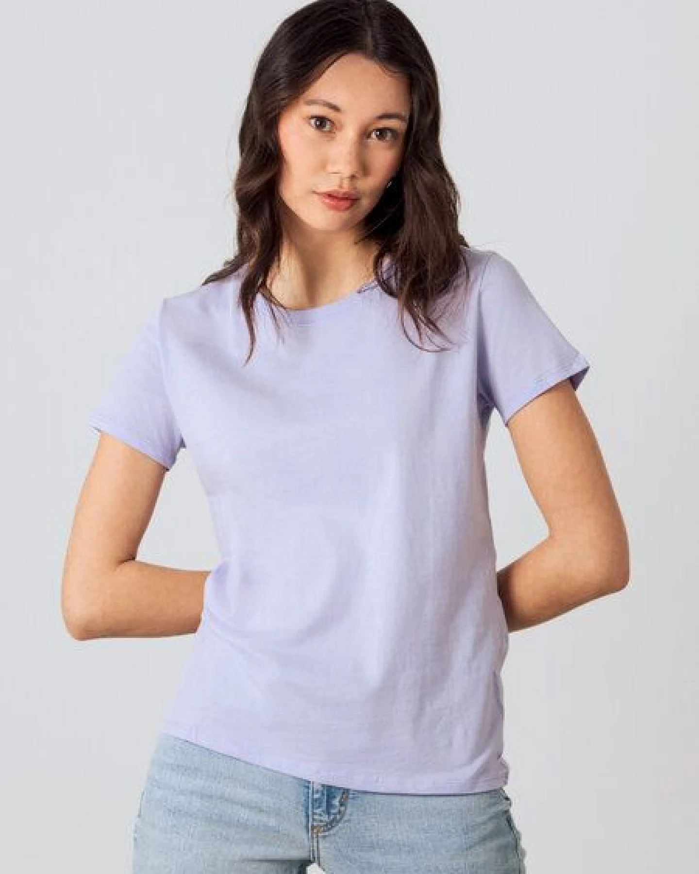 Honest Basics Damen Basic T-Shirt aus Bio- und recycelter Baumwolle – Ansicht 2