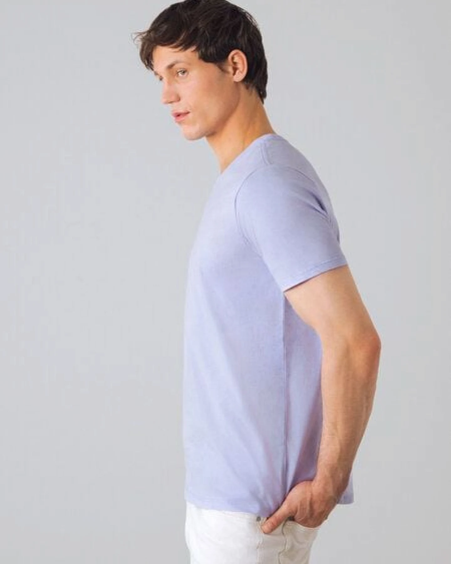 Honest Basics Herren Basic T-Shirt aus Bio- und recycelter Baumwolle – Ansicht 4