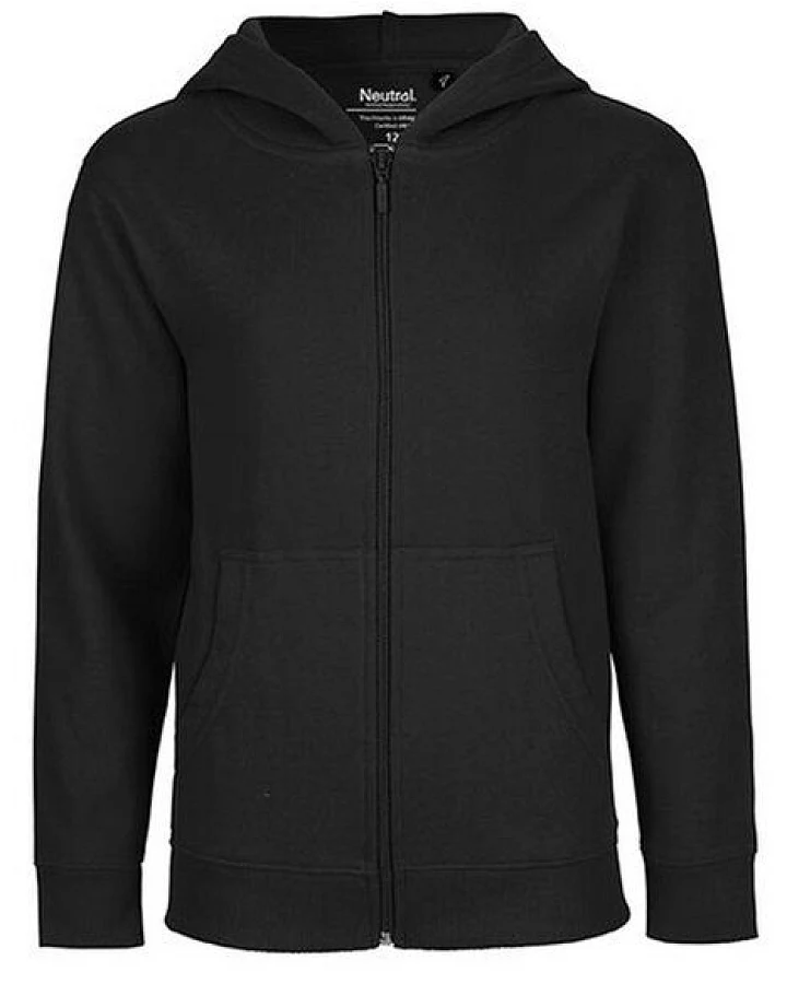 Neutral® Neutral Kinder Sweatjacke Hoodie Kapuzenpullover Kapuzenpulli Sweater