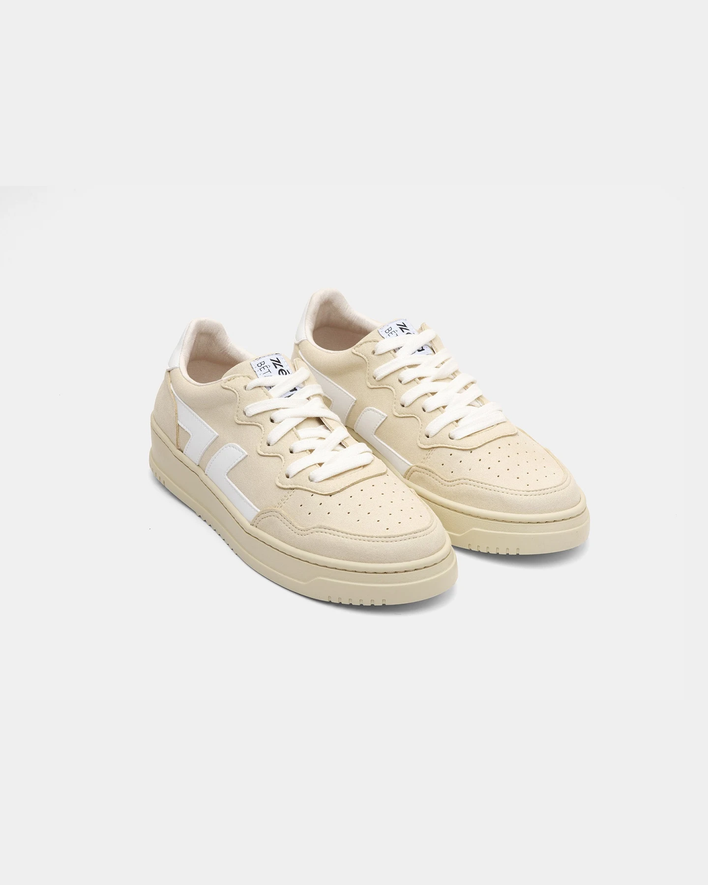 Zèta Herren vegan Sneaker Bêta B3 Beige – Ansicht 2