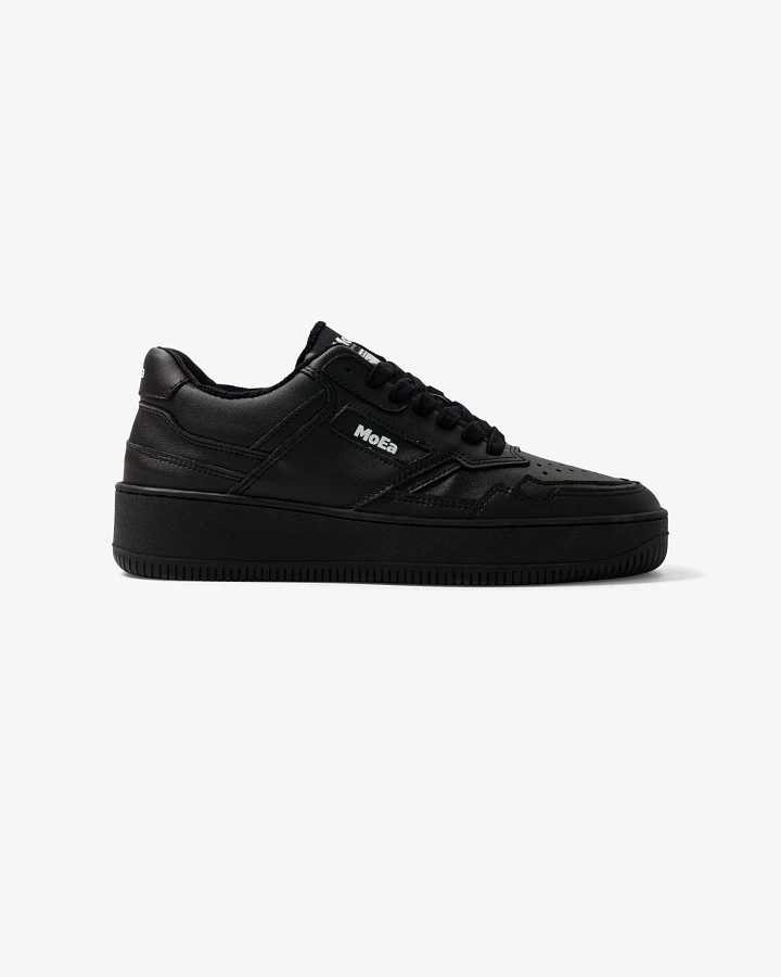 MoEa Herren vegan Sneaker Gen1 Voll Schwarz