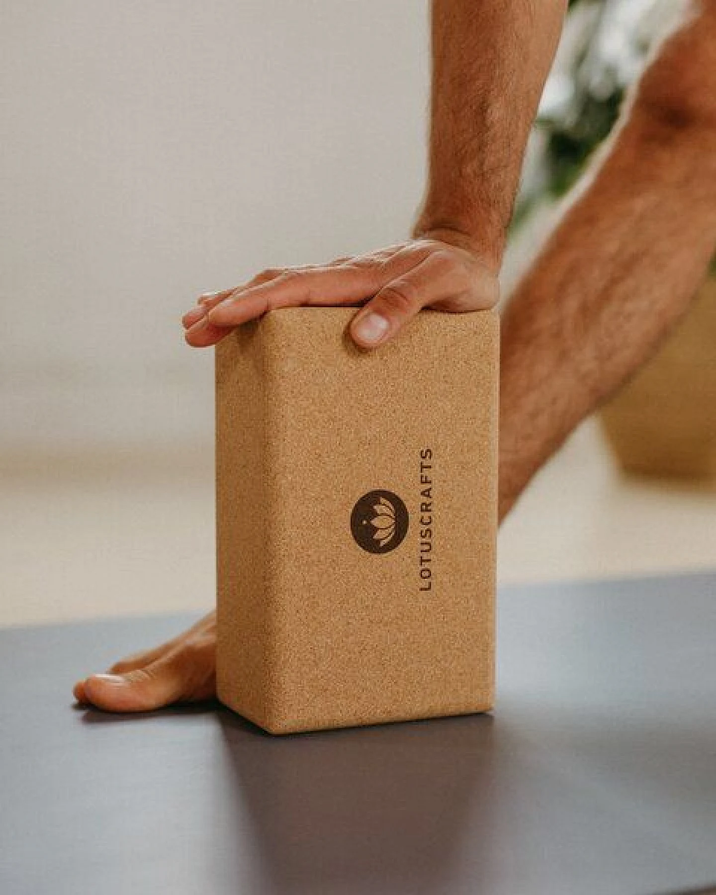 Lotuscrafts Yogablock Kork Supra Grip (Klein) – Ansicht 3