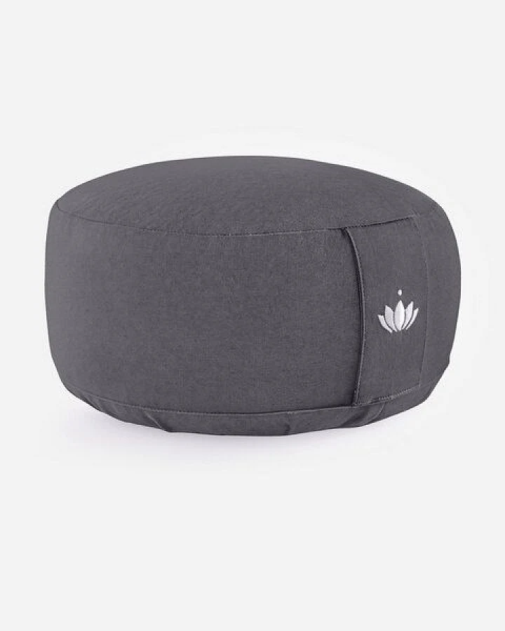 Lotuscrafts Meditationskissen Rund Lotus - Sitzhöhe 15cm - GOTS Zertifiziert