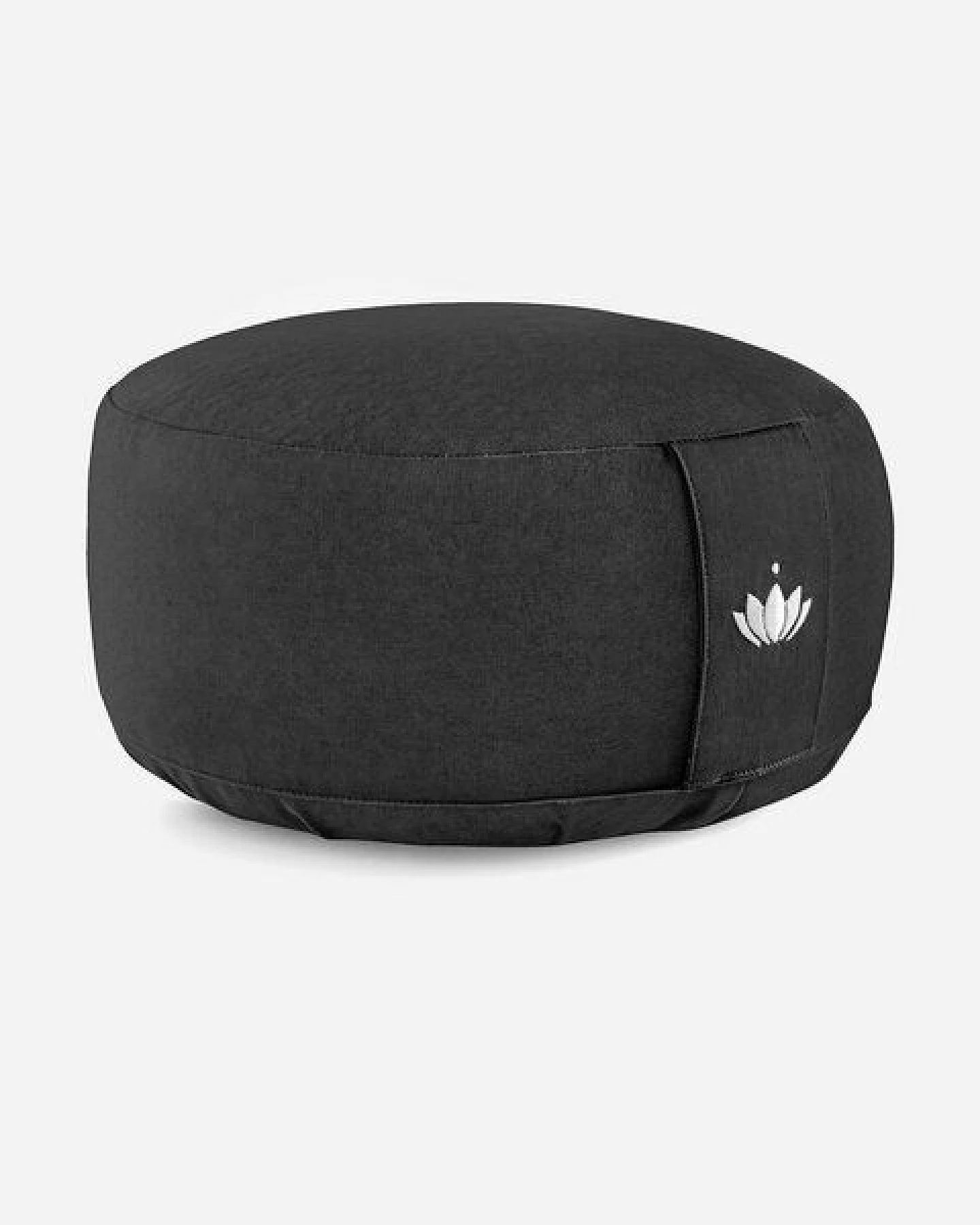 Lotuscrafts Meditationskissen Rund Lotus - Sitzhöhe 15cm - GOTS Zertifiziert – Ansicht 3