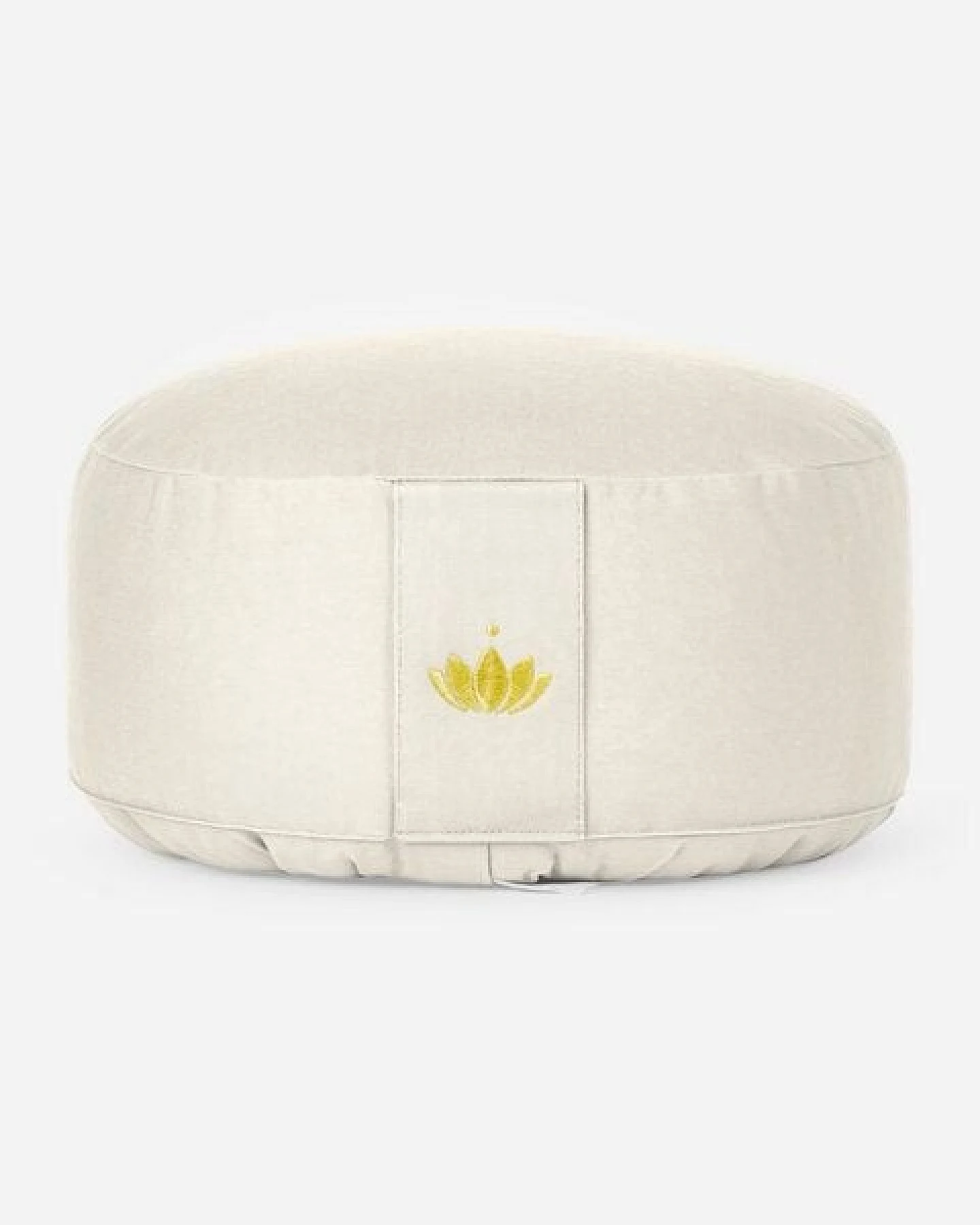Lotuscrafts Meditationskissen Rund Lotus - Sitzhöhe 15cm - GOTS Zertifiziert – Ansicht 3