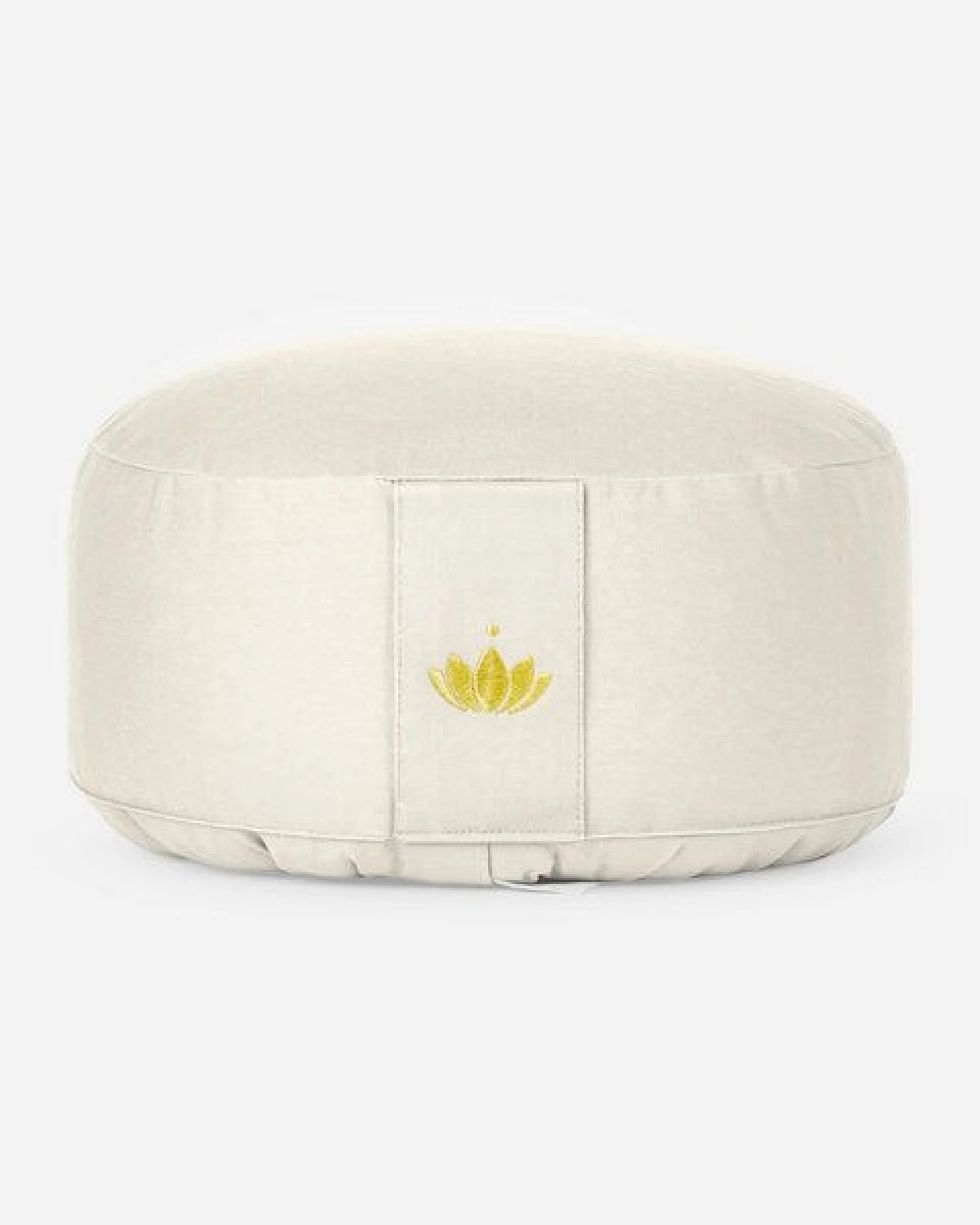 Lotuscrafts Meditationskissen Rund Lotus - Sitzhöhe 15cm - GOTS Zertifiziert – Ansicht 3