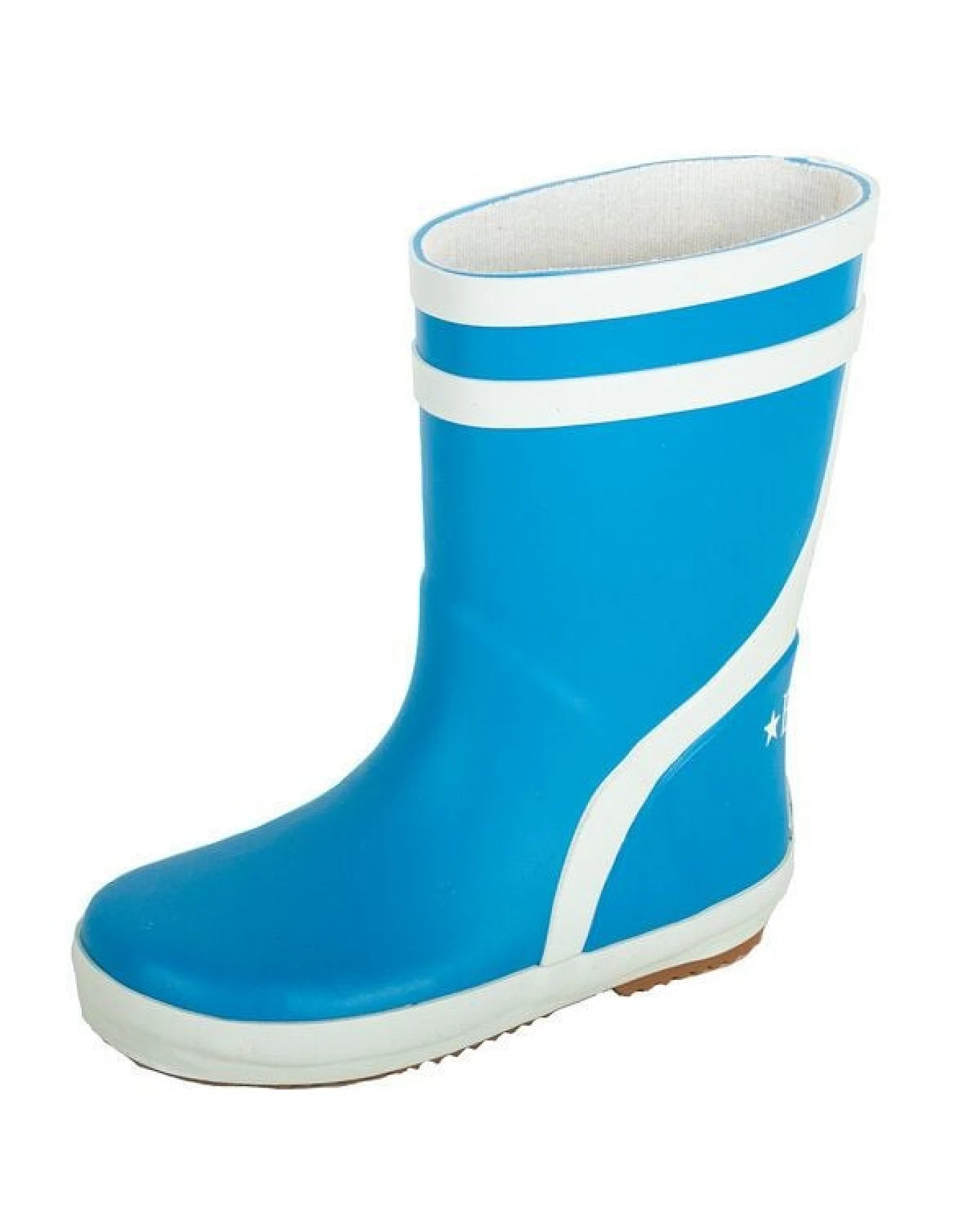 BMS Gummistiefel aus Naturkautschuk, himmelblau – Ansicht 4