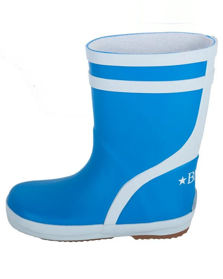 BMS Gummistiefel aus Naturkautschuk, himmelblau