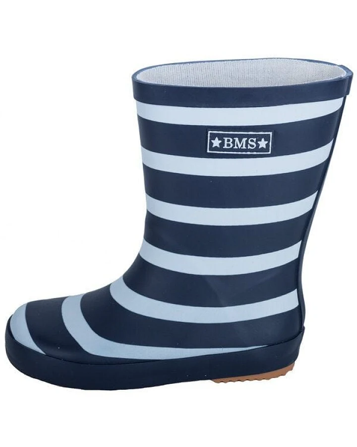 BMS Gummistiefel aus Naturkautschuk, gestreift