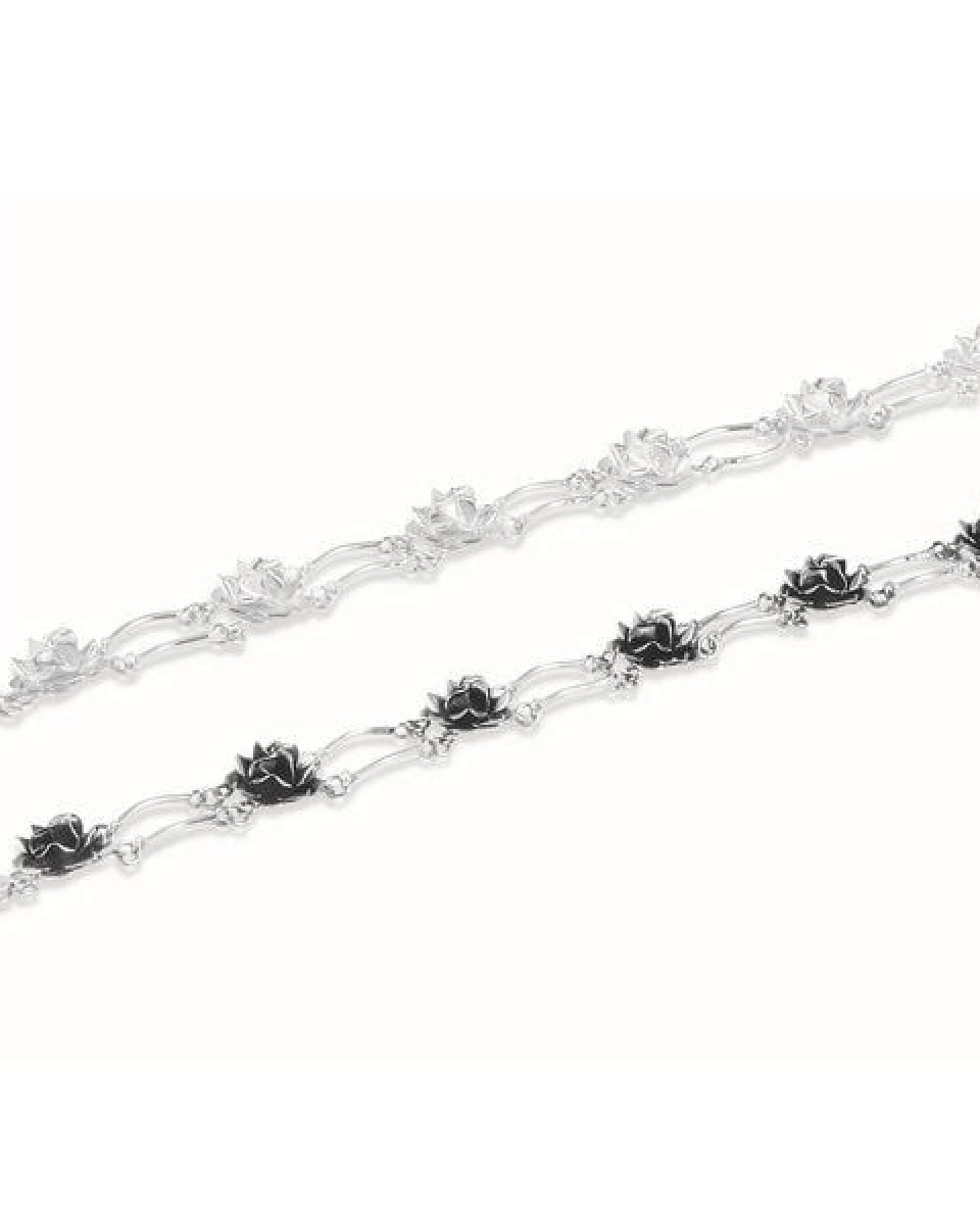 pakilia Silber Armband kleine Rosen Fair-Trade und handmade – Ansicht 3